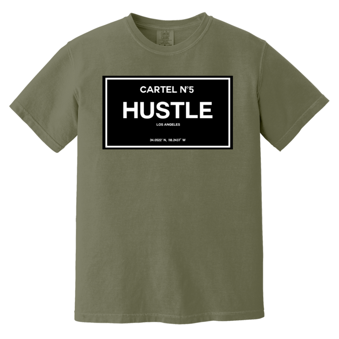 Cartel No 5 Hustle Heavyweight T-Shirt - Hustle Everything