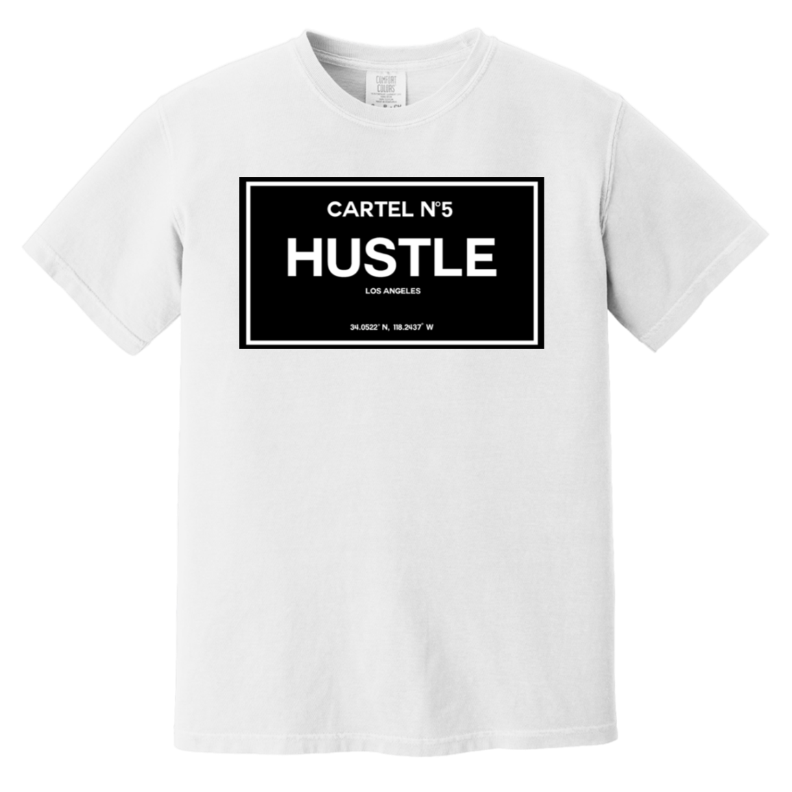 Cartel No 5 Hustle Heavyweight T-Shirt - Hustle Everything