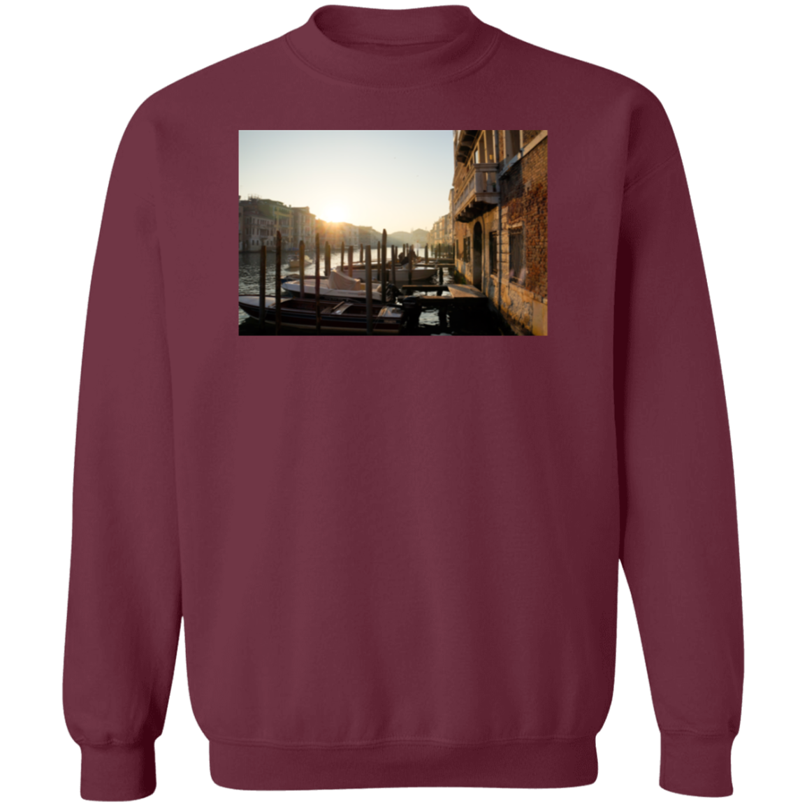 Venice Italy Hustle Premium Crewneck Pullover Sweatshirt - Hustle Everything