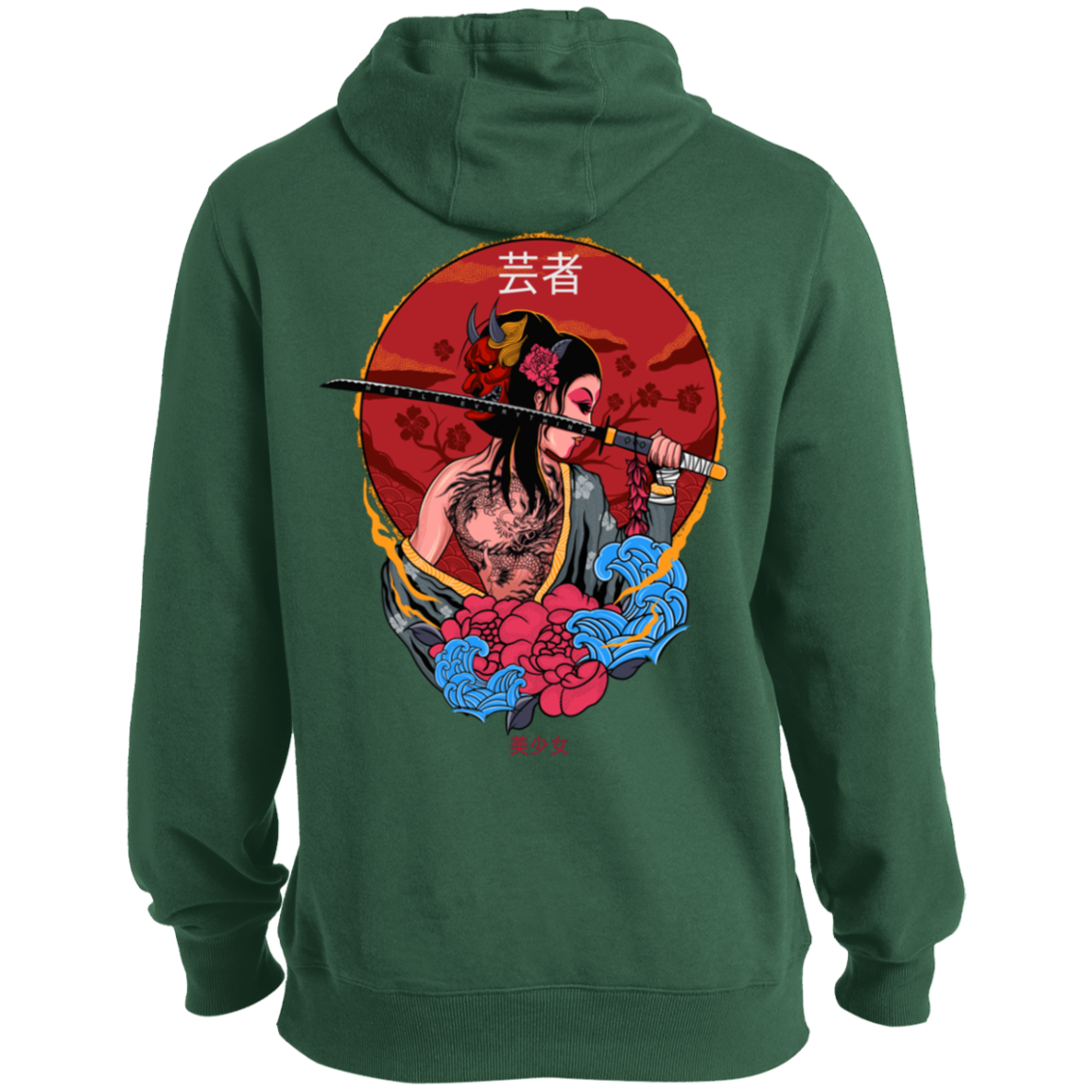 Legend of the Geisha and the Hustle Sword Tall Pullover Hoodie - Hustle Everything