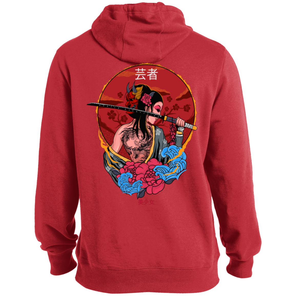Legend of the Geisha and the Hustle Sword Tall Pullover Hoodie - Hustle Everything