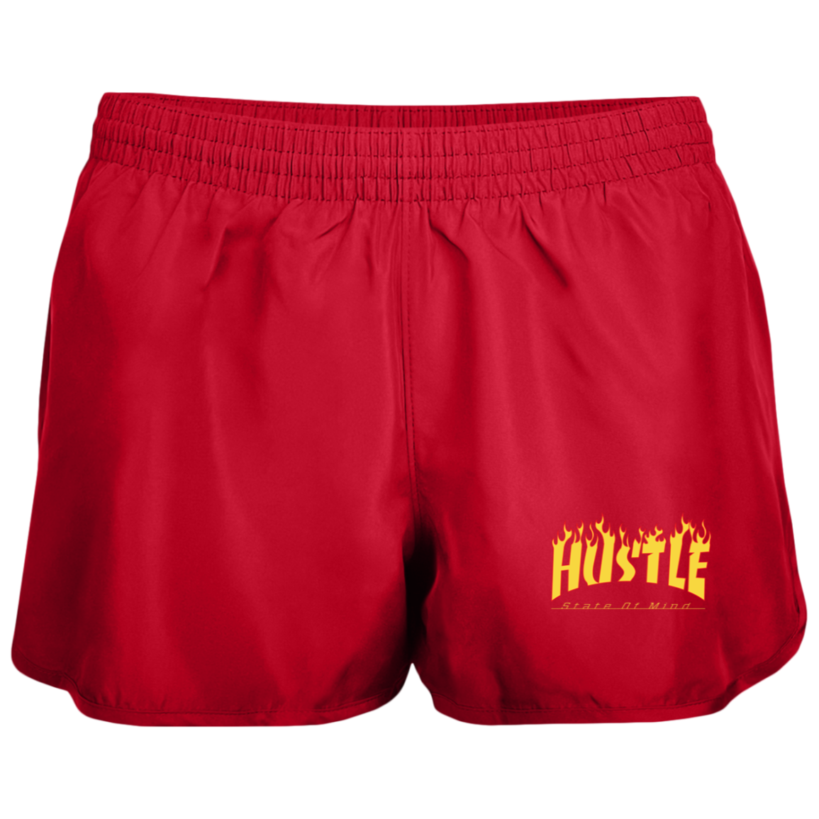 Hustle Flame Ladies' Running Shorts - Hustle Everything