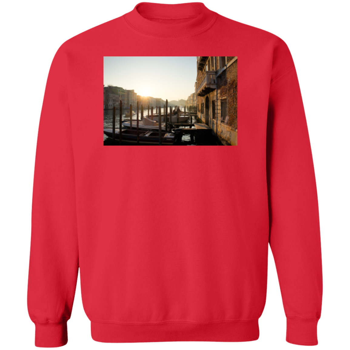 Venice Italy Hustle Premium Crewneck Pullover Sweatshirt - Hustle Everything