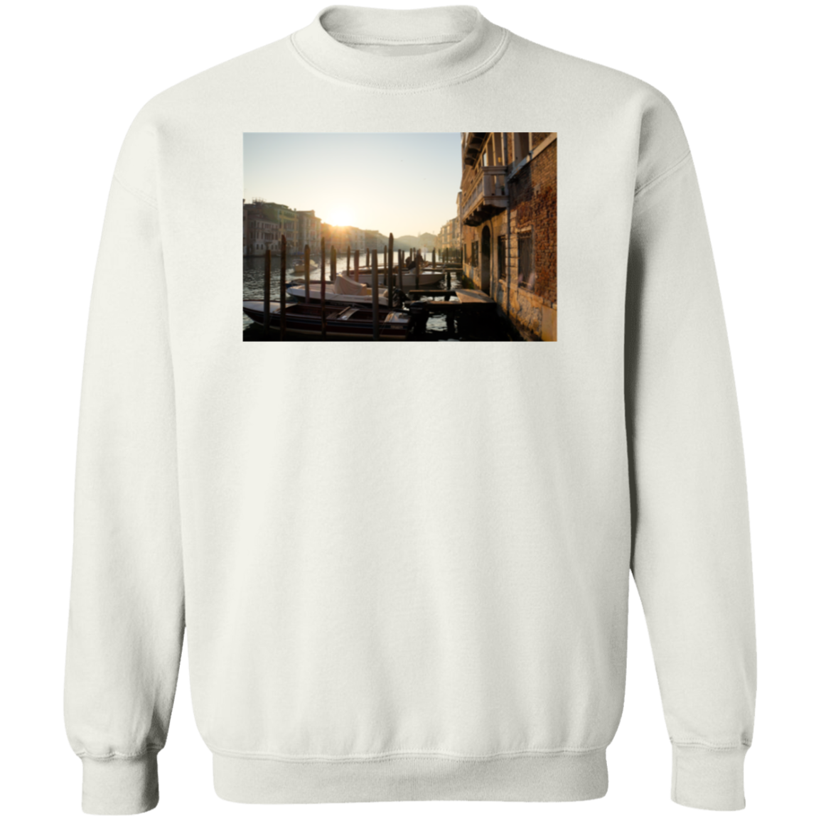 Venice Italy Hustle Premium Crewneck Pullover Sweatshirt - Hustle Everything