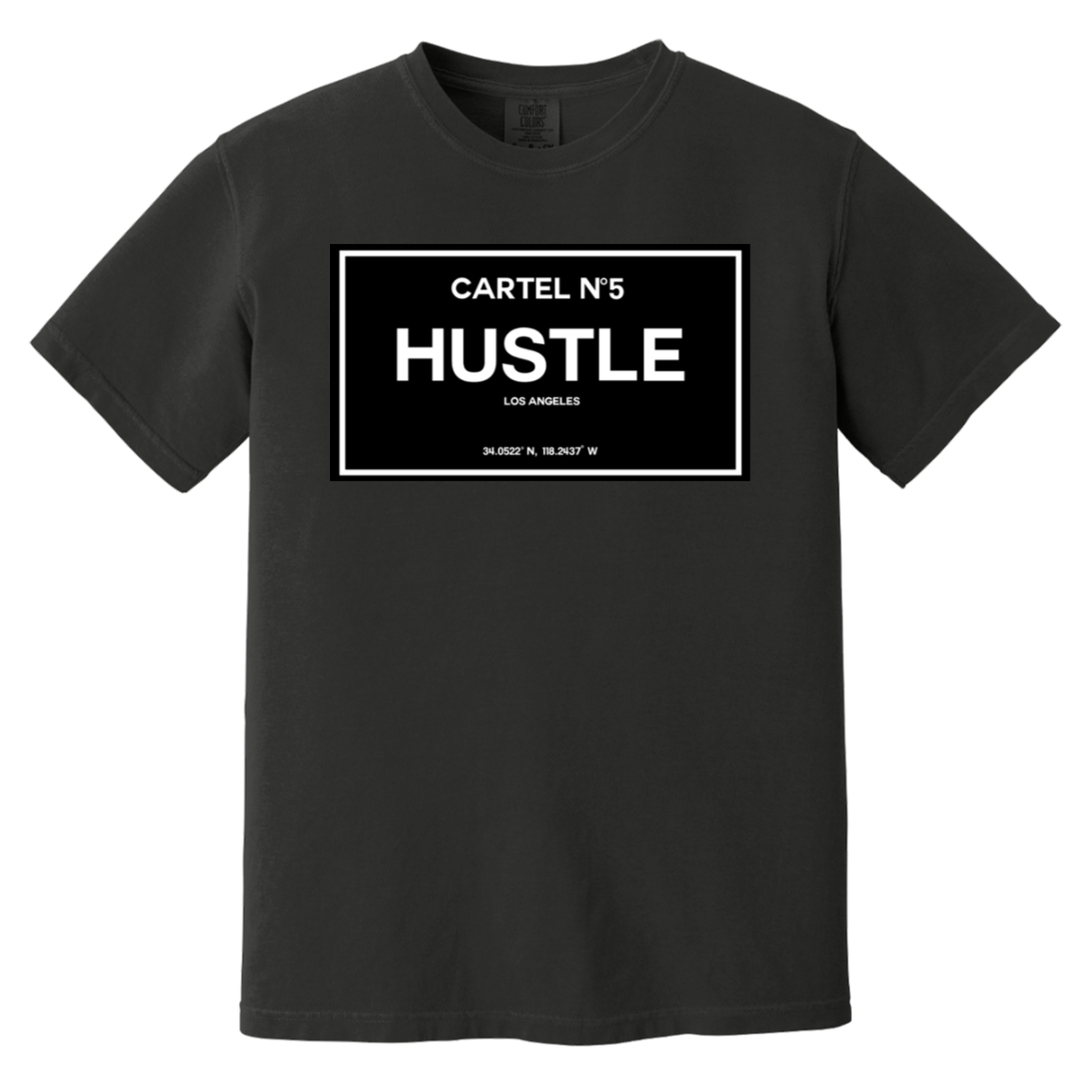 Cartel No 5 Hustle Heavyweight T-Shirt - Hustle Everything