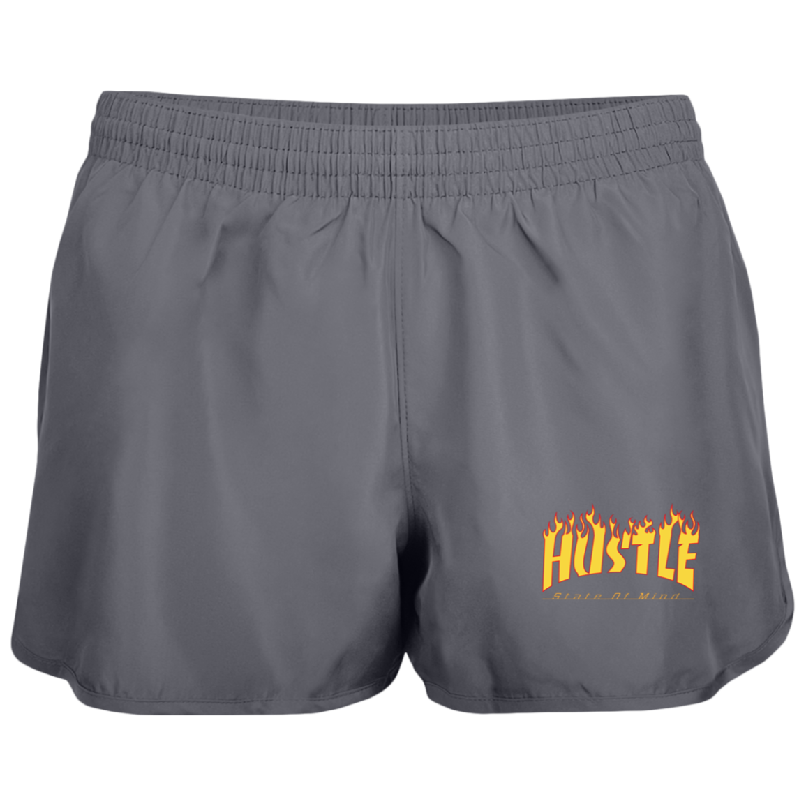 Hustle Flame Ladies' Running Shorts - Hustle Everything