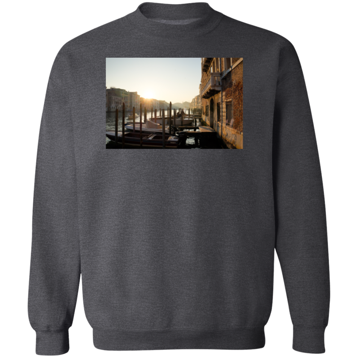 Venice Italy Hustle Premium Crewneck Pullover Sweatshirt - Hustle Everything