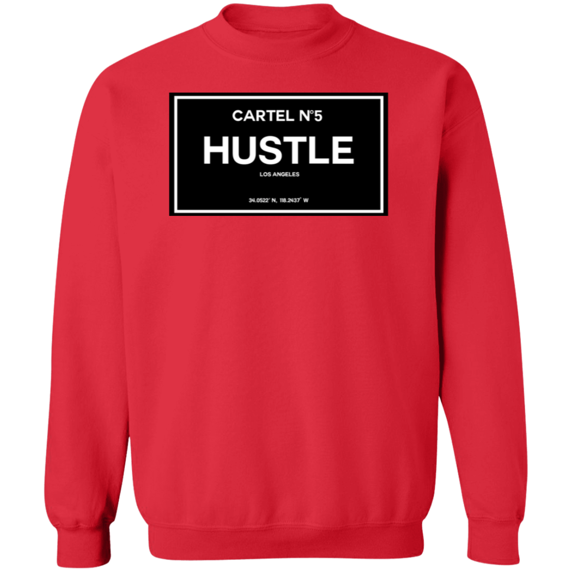 Cartel No5 Hustle Premium Crewneck Pullover Sweatshirt - Hustle Everything