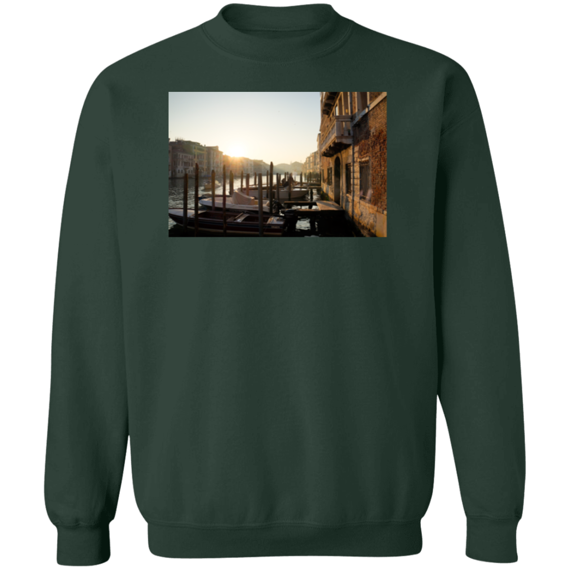 Venice Italy Hustle Premium Crewneck Pullover Sweatshirt - Hustle Everything
