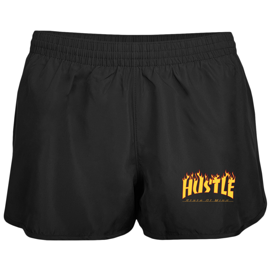 Hustle Flame Ladies' Running Shorts - Hustle Everything