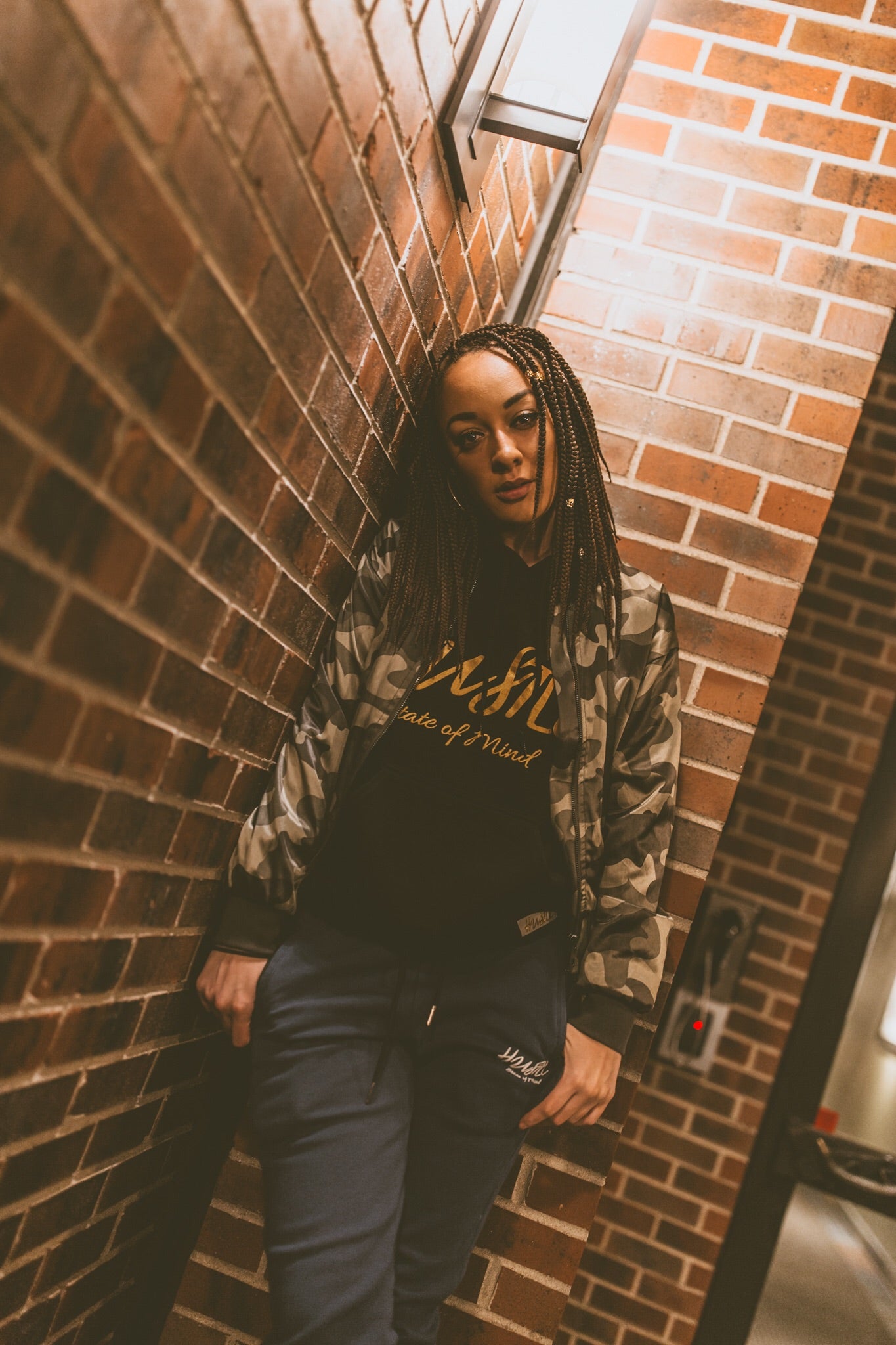 Sweatpants - "Hustle Blue" Hustle State of Mind Zippered Pocket Jogger - Hustle Everything