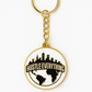 Hustle Everything World Keychain