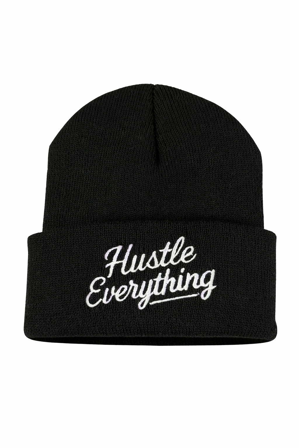 Hustle Everything Embroidered Beanie