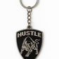 Hustle Everything Bull Market Keychain