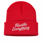 Hustle Everything Embroidered Beanie