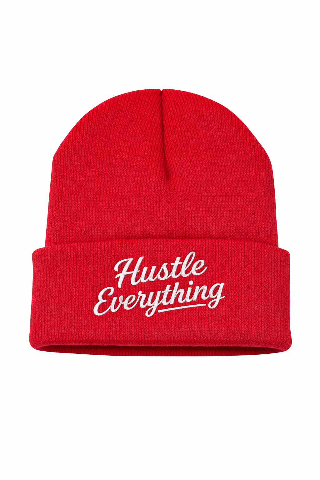 Hustle Everything Embroidered Beanie