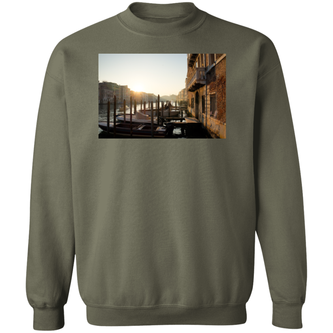 Venice Italy Hustle Premium Crewneck Pullover Sweatshirt - Hustle Everything