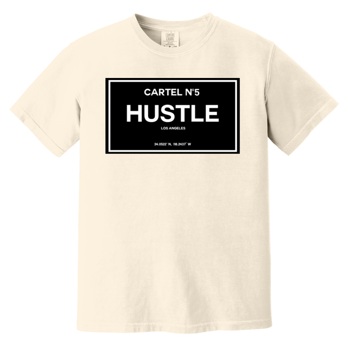 Cartel No 5 Hustle Heavyweight T-Shirt - Hustle Everything