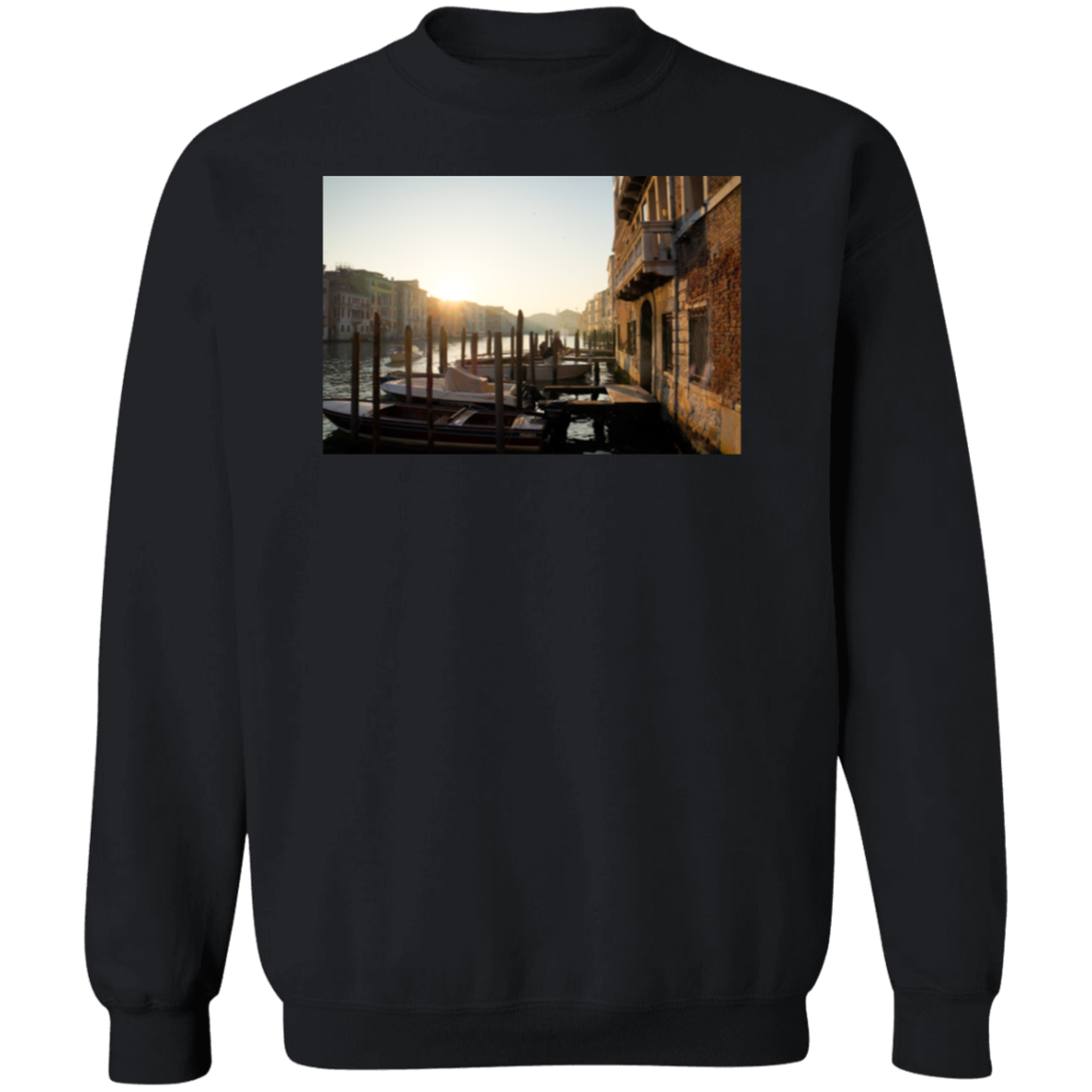 Venice Italy Hustle Premium Crewneck Pullover Sweatshirt - Hustle Everything