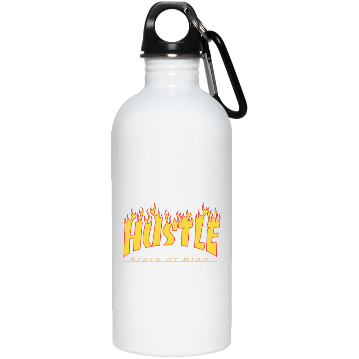 Hustle Flame 20 oz. Stainless Steel Water Bottle - Hustle Everything