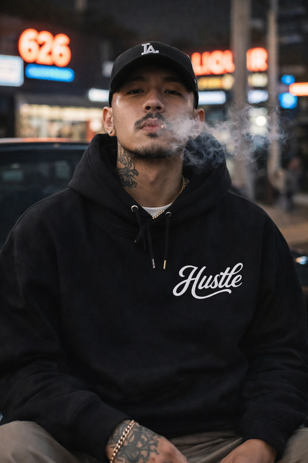 Hustle Terry Oversized Hoodie