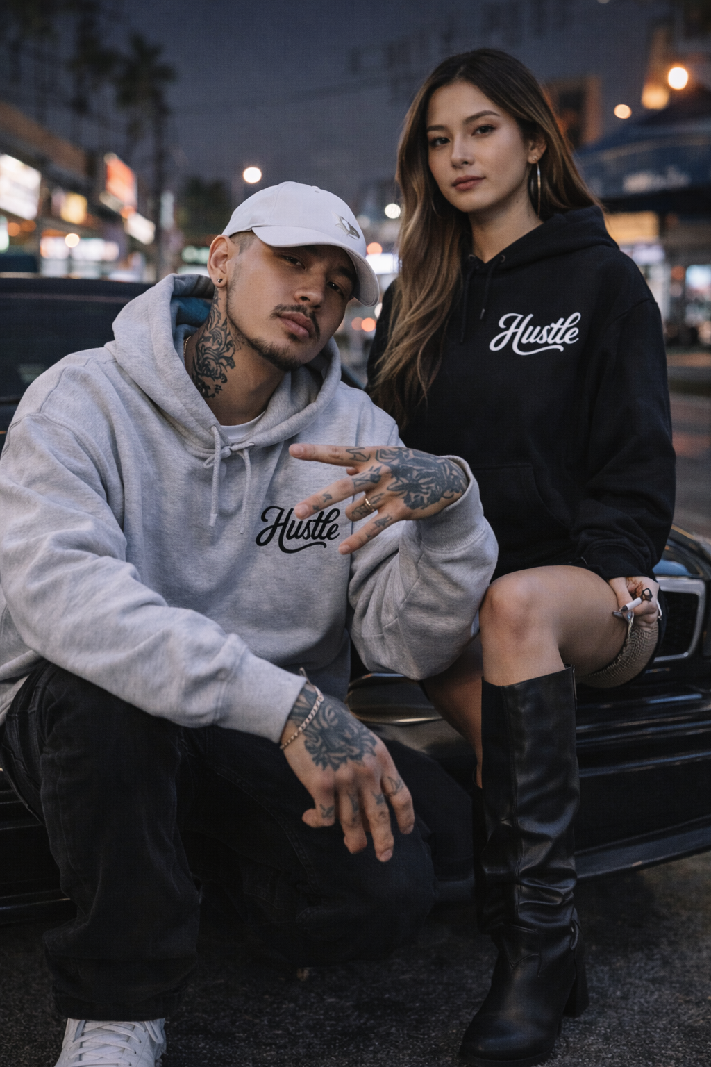 Hustle Terry Oversized Hoodie