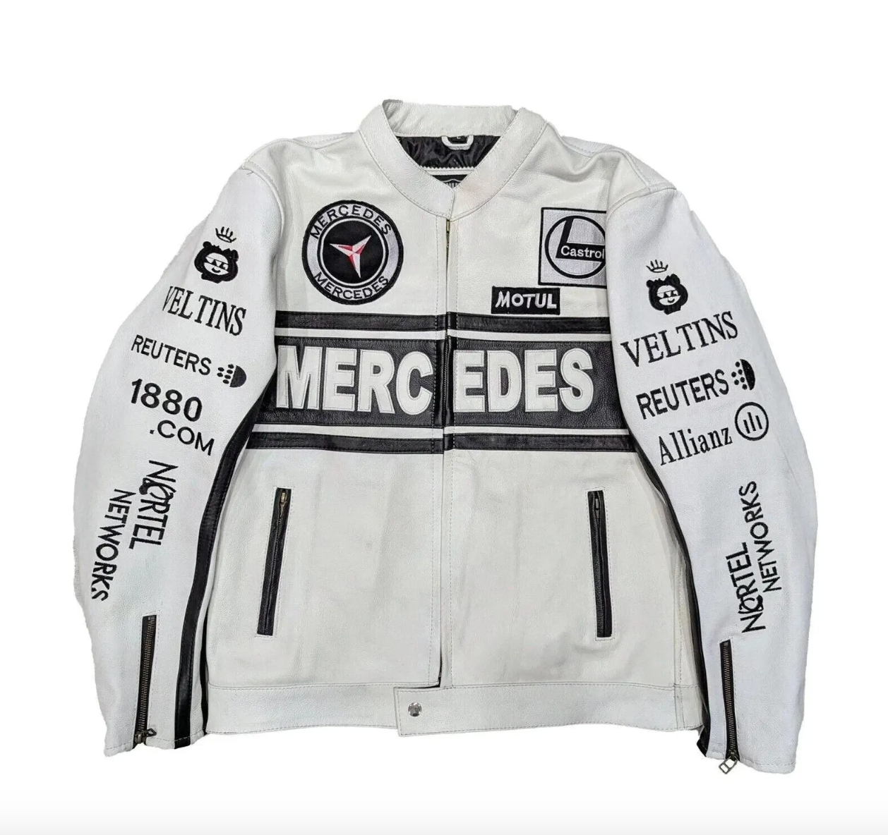 Mercedes Benz F1 Leather Jacket