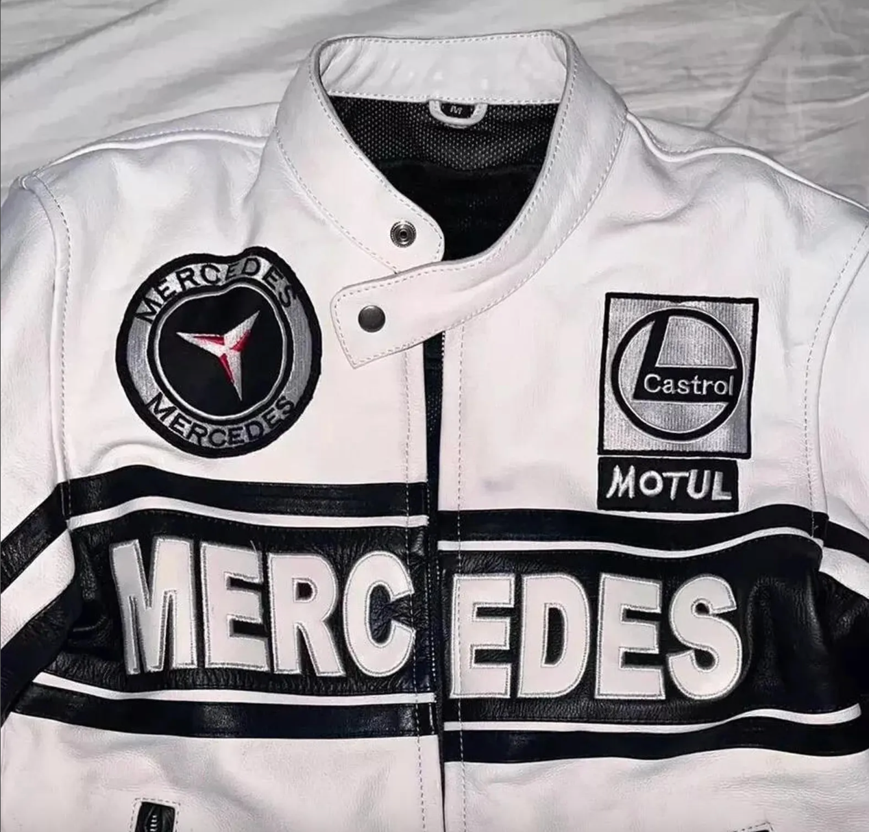 Mercedes Benz F1 Leather Jacket