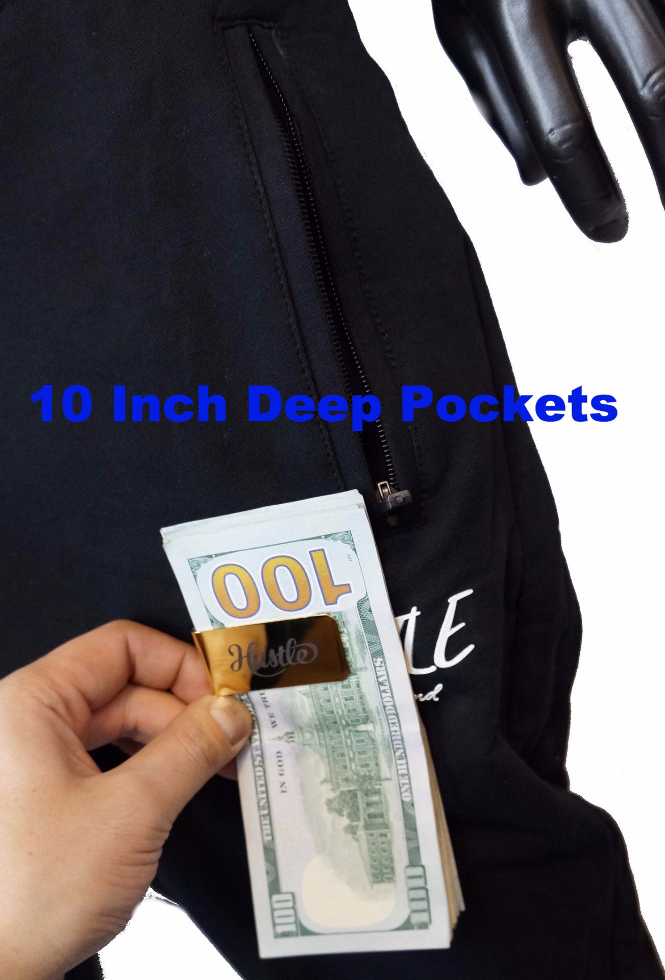 Sweatpants - Hustle 2.0 Zippered Pocket Jogger - Hustle Everything