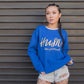 Sweater - Royal Blue Hustle State of Mind Crewneck - Hustle Everything
