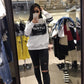 Sweater - Cartel No. 5 Sweater White & Black - Hustle Everything