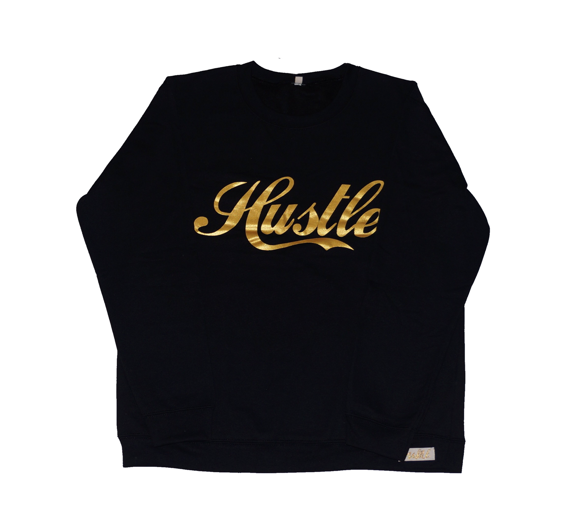 Sweater - Hustle 2.0 Crewneck in GOLD foil - Hustle Everything